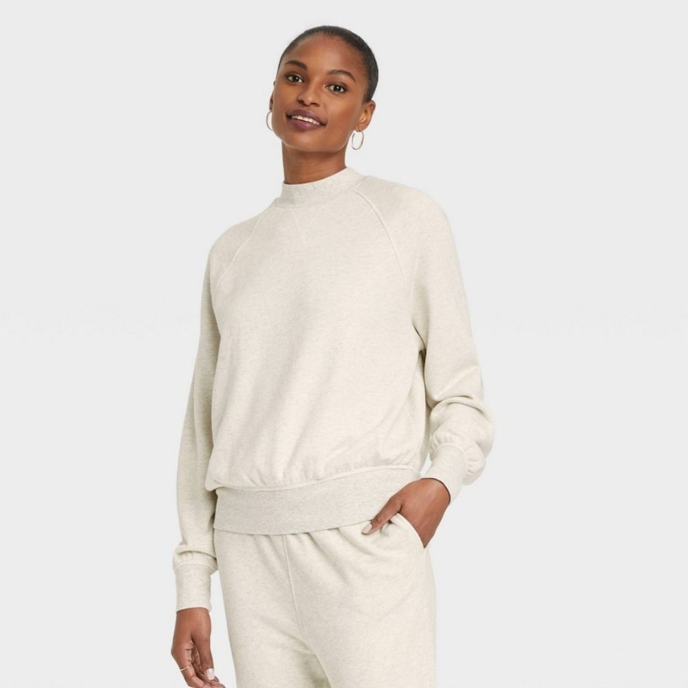Universal Thread Mockneck Pullover Sweatshirt